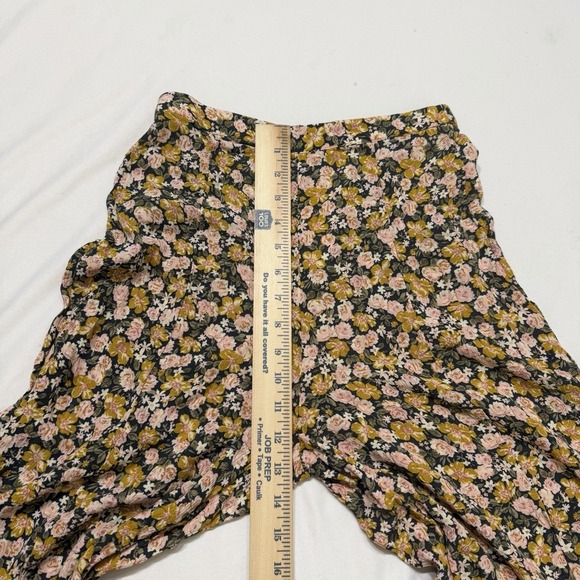 American Eagle High-Waisted Floral Wide-Leg Pants Womens XS Loose - Picture 9 of 12